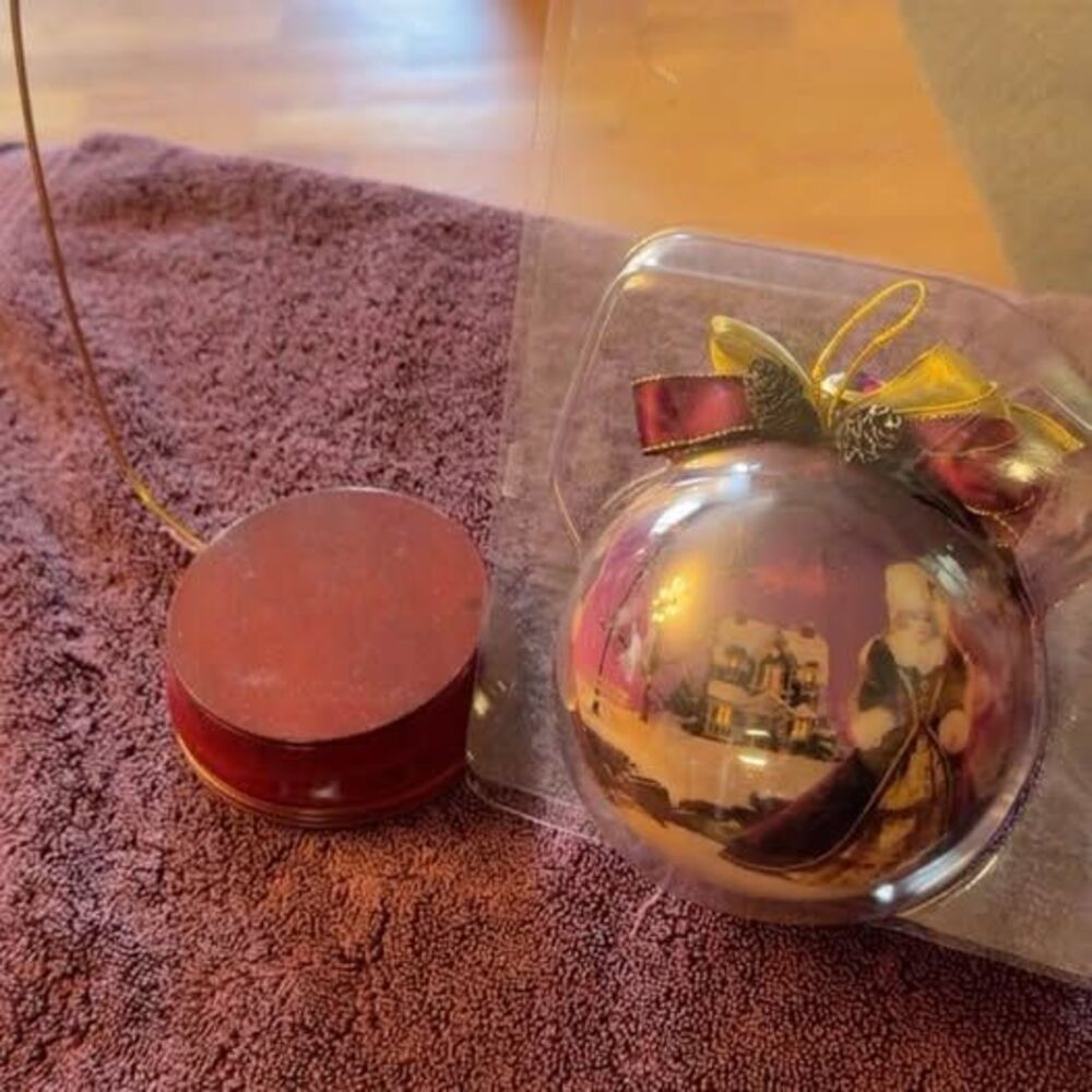 Barby Fans Vintage Barbie Decoupage Christmas Ornament with Stand